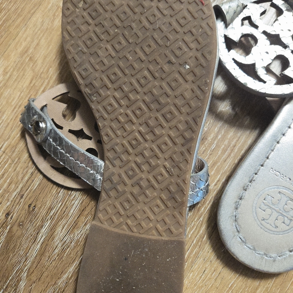 Tory Burch Silver Women's Sandals - Picture 4 of 6